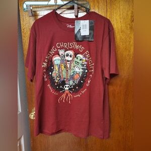 Disney Maroon Making Christmas Fright T-Shirt